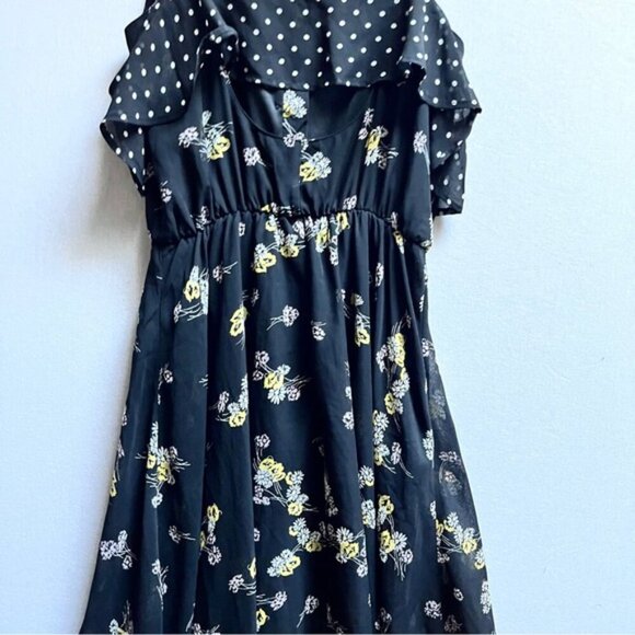 Maurices floral spaghetti strap maxi dress Sz XS - Picture 5 of 12